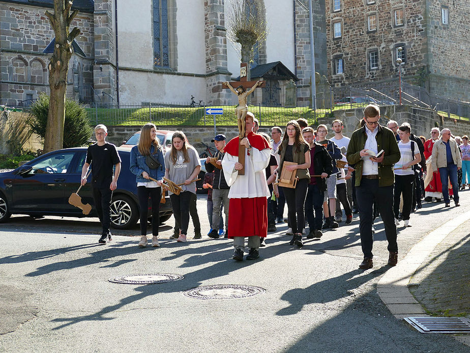 Karfreitgasliturgie und Karfreitagsprozession in Naumburg (Foto: Karl-Franz Thiede)
